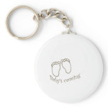 babys coming feet keychains