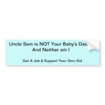Baby's Daddy Bumper Sticker