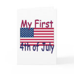 Baby's First 4th of July	Greeting Card