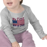 Baby's First 4th of July	Infant Long Sleeve t-shir T Shirts