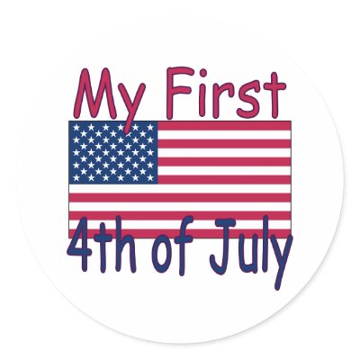 Baby's First 4th of July	sticker sheets by 4thJulyTshirts