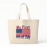 Baby's First 4th of July	tote bag