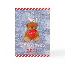 Baby's First Christmas Card