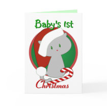 Baby's First Christmas Card