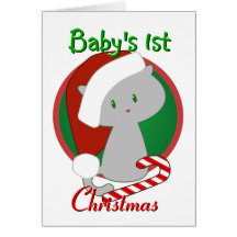 Baby's First Christmas Card