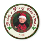Babys First Christmas Custom Photo Dated