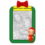 Baby's First Christmas Custom Photo Ornament photo sculptures