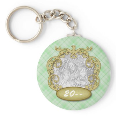Baby's First Christmas Light Green Plaid by OrangeBirdDesigns