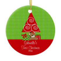 Baby's First Christmas Ornament Christmas Tree