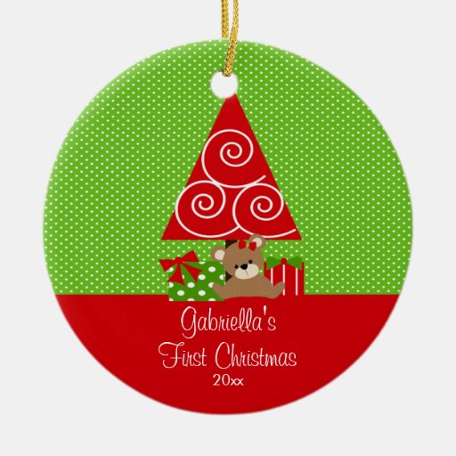 Baby's First Christmas Ornament Christmas Tree