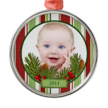 Baby's First Christmas Ornament - Round Shape