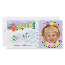 Baby's First Christmas Photo Card