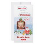 Baby's First Christmas Photo Card photo cards