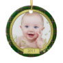 Baby's First Christmas Photo Template Ornament