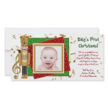 Baby's First Christmas Toy Soldier Photo Cards photo cards