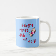 Baby's First Fourth of July Products Coffee Mugs