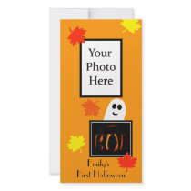 Baby's First Halloween Photo Card