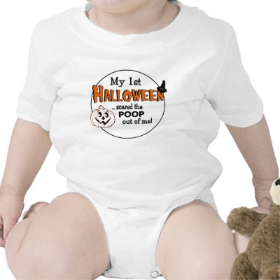 Baby's First Halloween Tshirt by sellabrate