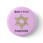 Baby's First Passover Pinback Button