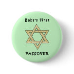 Baby's First Passover Pinback Buttons
