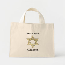 Baby's First Passover Tote Bags