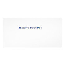 Baby's First Picture The MUSEUM Zazzle Gifts Custom Photo Card