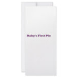 Baby's First Picture The MUSEUM Zazzle Gifts Rack Card