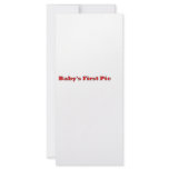 Baby's First Picture The MUSEUM Zazzle Gifts rack cards