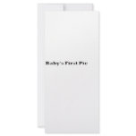 Baby's First Picture The MUSEUM Zazzle Gifts rack cards