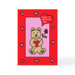 Baby's First Valentine -- Teddy Bear Valentine cards