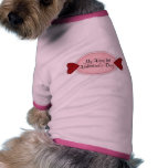 Baby's First Valentine's Day Dog Tee Shirt
