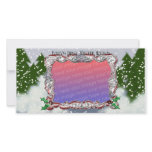 baby's first winter holiday photo cards