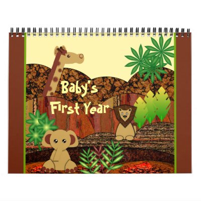 Baby's First Year Calendar by SherryHolderHunt