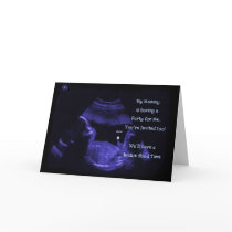 Babyshower Invitation  (Baby Boy)  Blank
