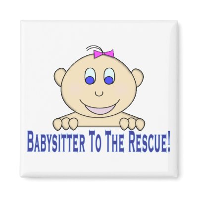 Babysitter To The Rescue Refrigerator Magnet by goldnsun