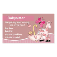 Babysitting Business Cards