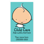 Babysitting or Child care custom business card