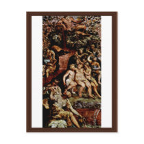 Bacchanal Detail By Zuccari Taddeo (Best Quality) Postcard
