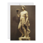 Bacchus by Michelangelo invitations