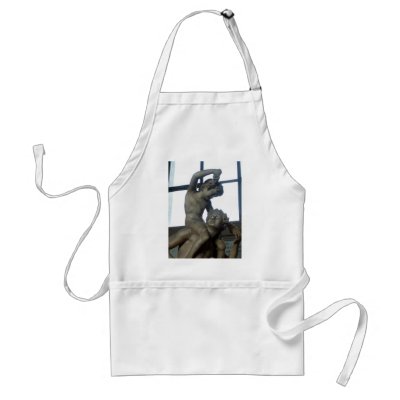 Bacchus Statue in the Vatican Apron by Sylvestermouse
