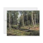 Bach In The Birch Forest By Schischkin Iwan Iwanow Custom Invites