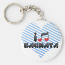 Bachata fan key chains