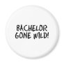 Bachelor Gone Wild (Blk) Refrigerator Magnets