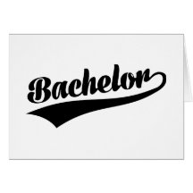 Bachelor Greeting Card