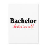 Bachelor Limited Time Only postcards