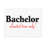 Bachelor (Limited Time Only) postcards