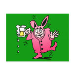 Bachelor night in a Bunny Suit Postcards
