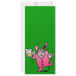 Bachelor night in a Bunny Suit rack cards