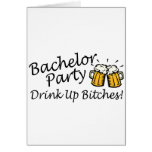 Bachelor Party Beer Jugs Greeting Card