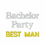 Bachelor Party, Best Man Personalised Embroidered Polo Shirt
